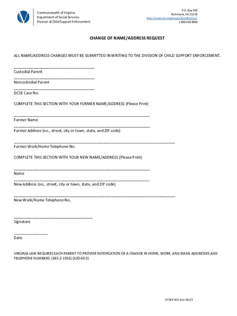 Contact Child Support .